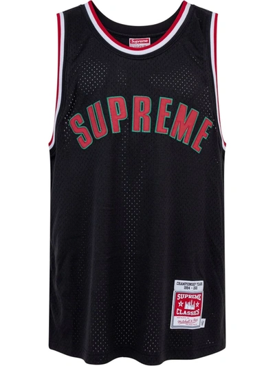 Shop Supreme X Mitchell & Ness Basketball Vest In Black