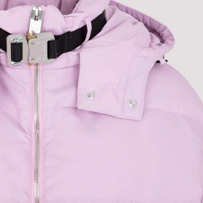 Shop Alyx 1017  9sm  Puffer Jacket In Pink &amp; Purple