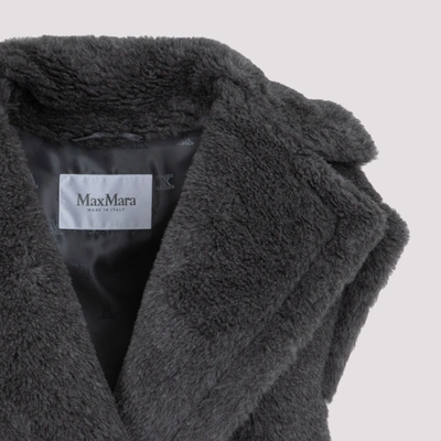 Shop Max Mara Eclisse Teddy Vest Gilet In Grey