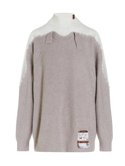 Shop Miharayasuhiro Sweater In Grey