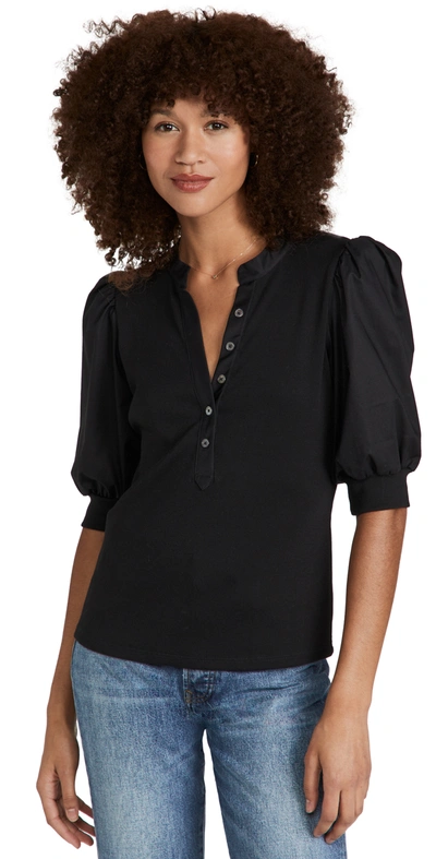 Shop Veronica Beard Jean Coralee Top Black