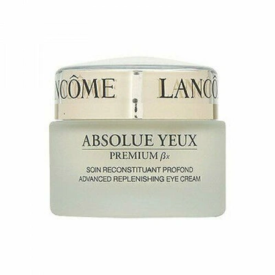 Shop Lancôme Absolue Yeux Premium Bx Regenerating Replenishing Eye Cream 0.67 oz In Beige