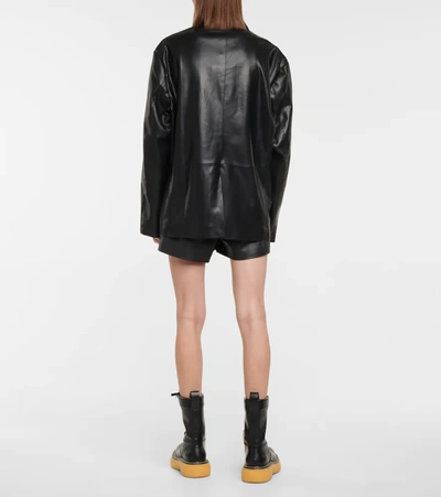 The Frankie Shop Olympia Oversized Single-breasted Blazer In Black