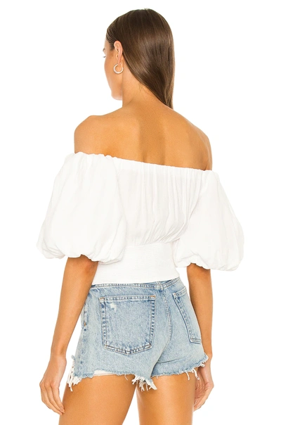 Shop Afrm Ani Top In Blanc