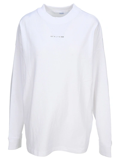 Shop Alyx 1017  9sm Logo Printed Jersey T In White