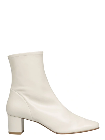 Shop By Far Sofia Ankle Boots In White