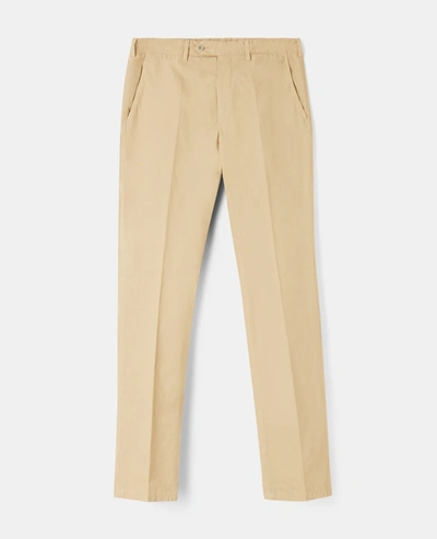 Aspesi Cotton Canvas Pants In Beige