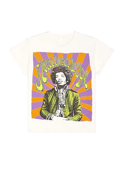 Shop Madeworn Jimi Hendrix Tee In White