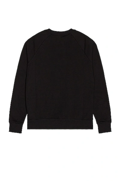 Shop Balmain Flock Sweatshirt In Black & White