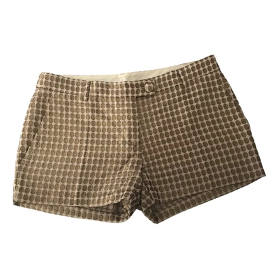 Pre-owned Moschino Shorts In Beige