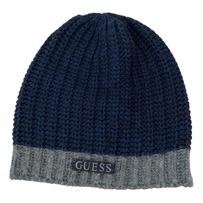 Pre-owned Guess Wool Hat In Grey