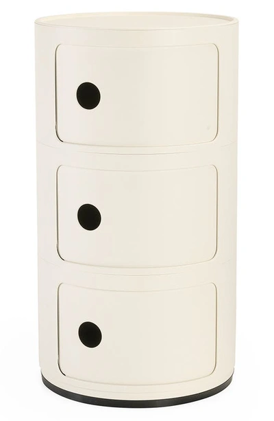 Shop Kartell Componibili Set Of Drawers In White