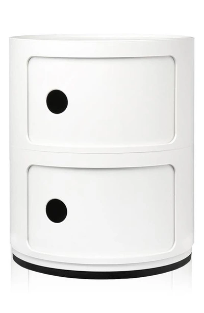 Shop Kartell Componibili Smile 2-level Drawers In White