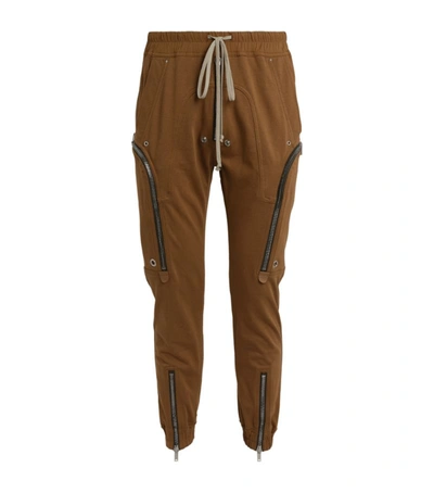 Shop Rick Owens Bauhaus Cargo Trousers In Brown