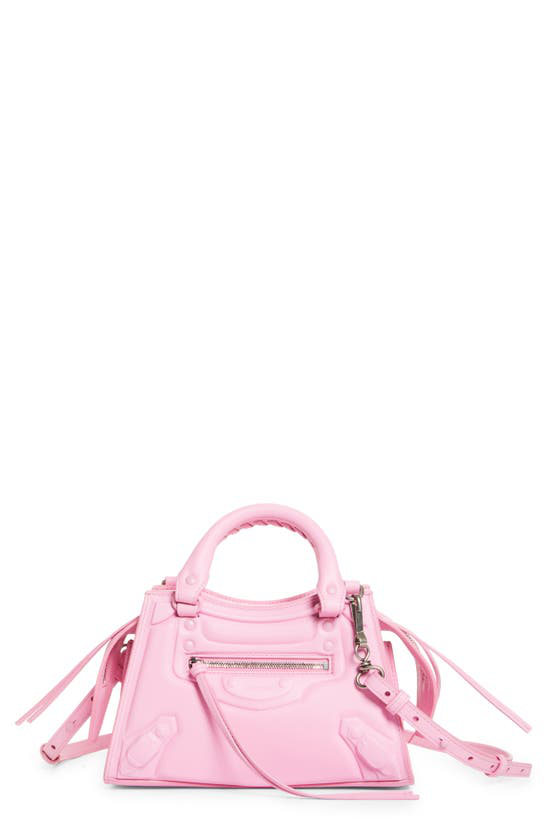 Balenciaga Mini Neo Classic City Cake Leather Top Handle Bag In Rose At  Nordstrom | ModeSens