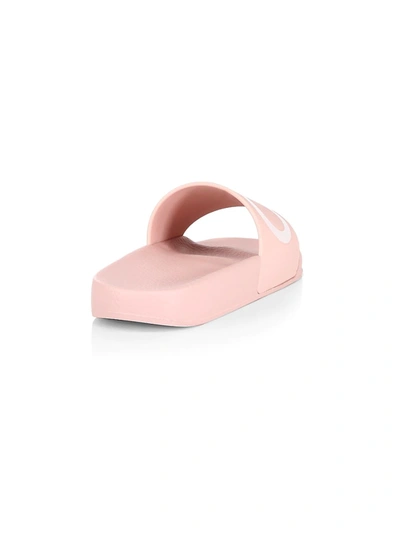 Shop Ferragamo Groovy Logo Slide Sandals In Pink