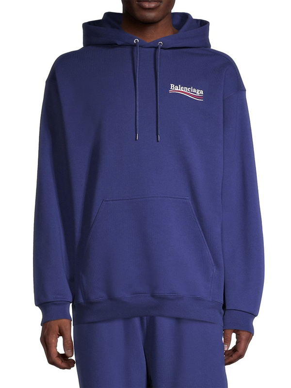 balenciaga blue sweatshirt