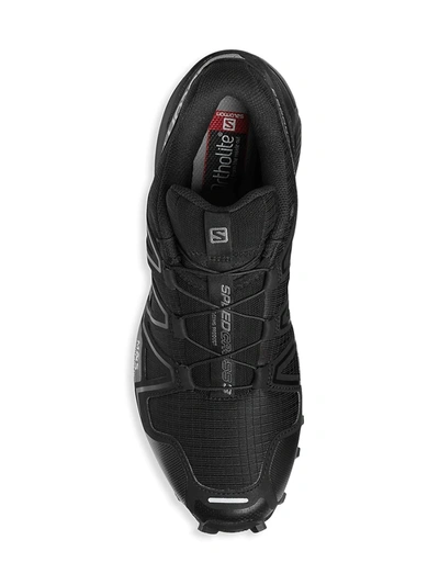 Shop Salomon Men's Speedcross 3 Sneakers In Black