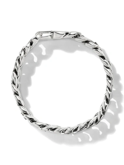 Shop David Yurman Men's Chain Sterling Silver Curb Chain Bracelet