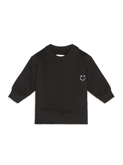 Shop Miles And Milan Baby's & Little Kid's Embroidered Jackie Sweatshirt In Black
