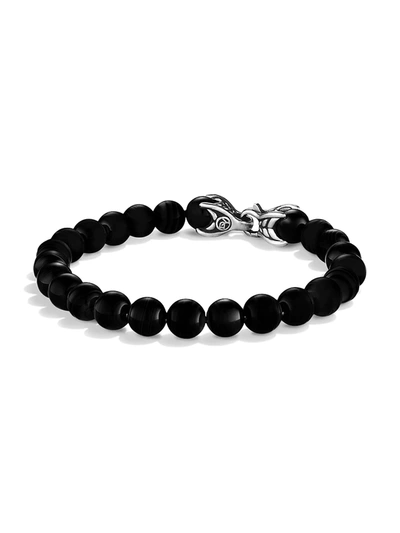 Shop David Yurman Men's Spiritual Beads Black Onyx Bracelet