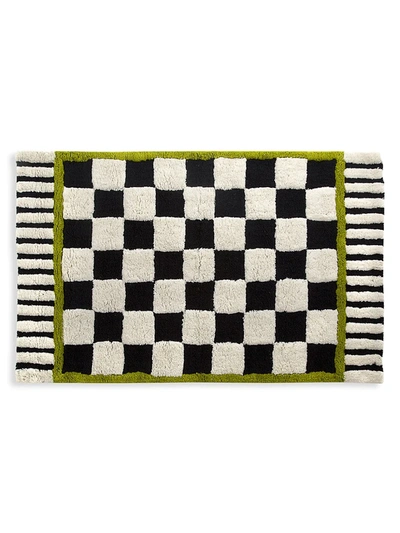 Shop Mackenzie-childs Courtly Check Large Bath Rug
