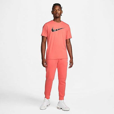Shop Nike Sportswear Club Fleece Cuffed Jogger Pants In Magic Ember