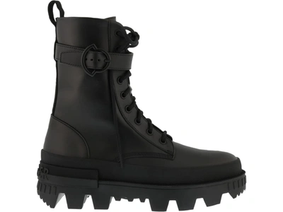 Shop Moncler Carinne Ankle Boots In Black