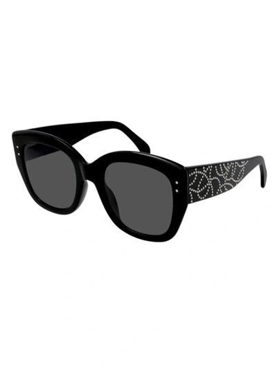 Shop Alaïa Aa0052s Sunglasses In Black Black Grey