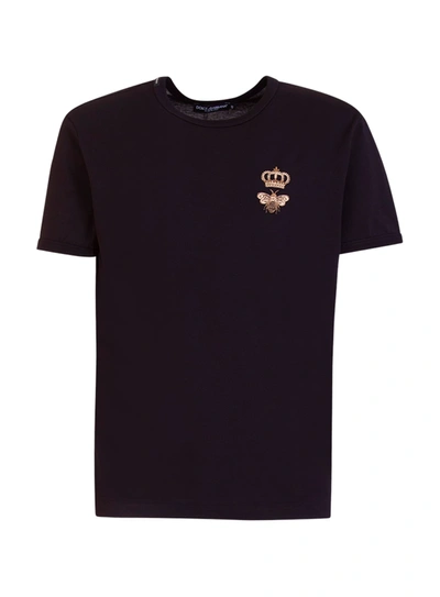 Shop Dolce & Gabbana Heraldic T-shirt In Nero