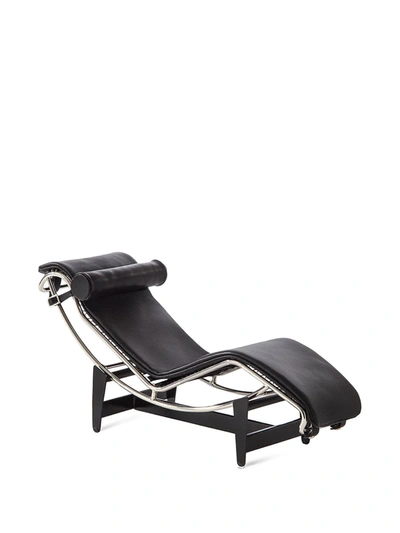 Shop Cassina Le Miniature Lc4 Chair In Schwarz