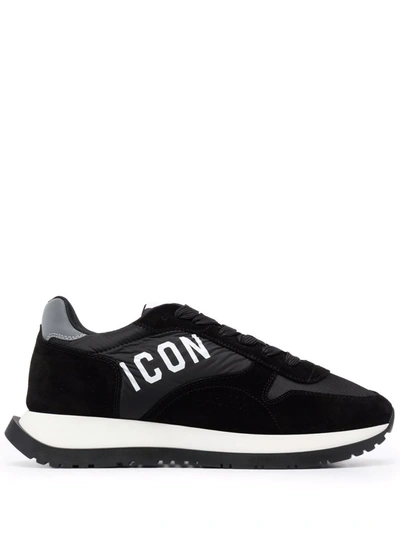 Shop Dsquared2 Icon Low-top Sneakers In Schwarz