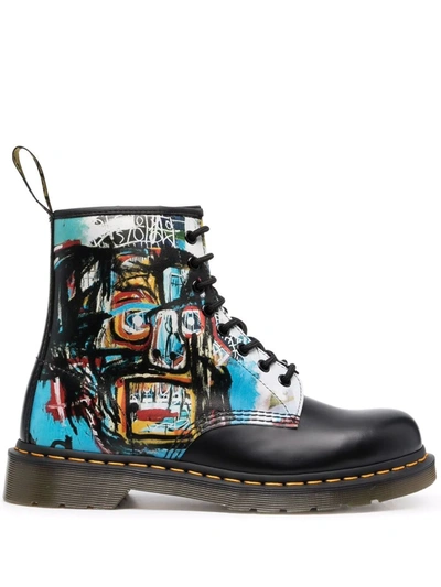 Shop Dr. Martens' 1460 Basquiat Ankle Boots In Schwarz