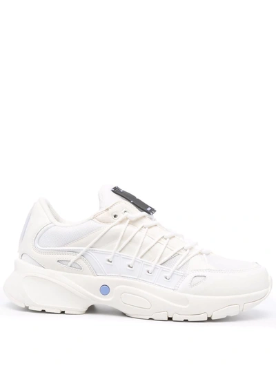 Shop Mcq By Alexander Mcqueen Logo-patch Lace-up Sneakers In Weiss
