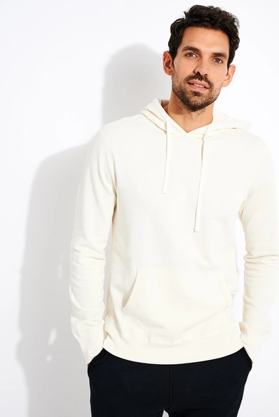 Shop Reigning Champ Lightweight Terry Pullover Hoodie In White