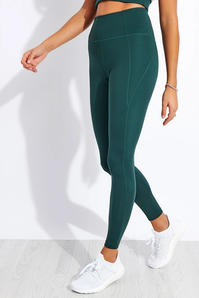 Girlfriend Collective Compressive High-rise Stretch-recycled Polyester  Leggings In Dark Green