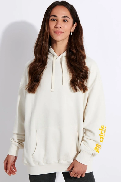 Shop Les Girls Les Boys Oversized Hoodie In Grey