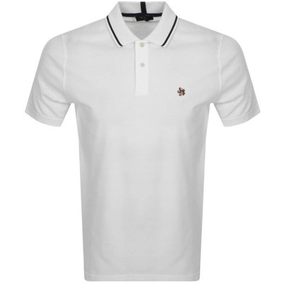 Shop Ted Baker Camdn Polo T Shirt White