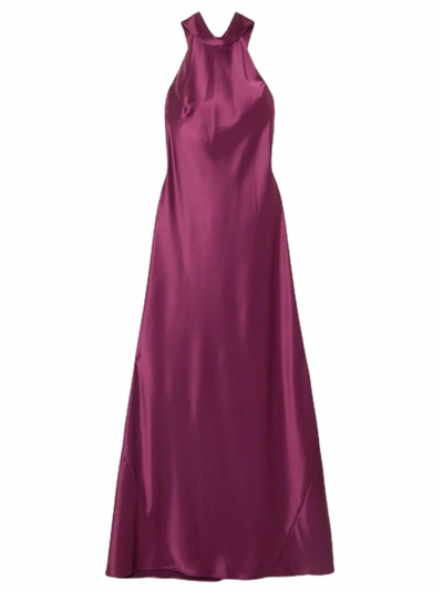 Shop Galvan Sienna Purple Long Dress