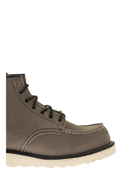 Shop Red Wing Shoes Classic Moc 8863 - Lace-up Boot In Grey