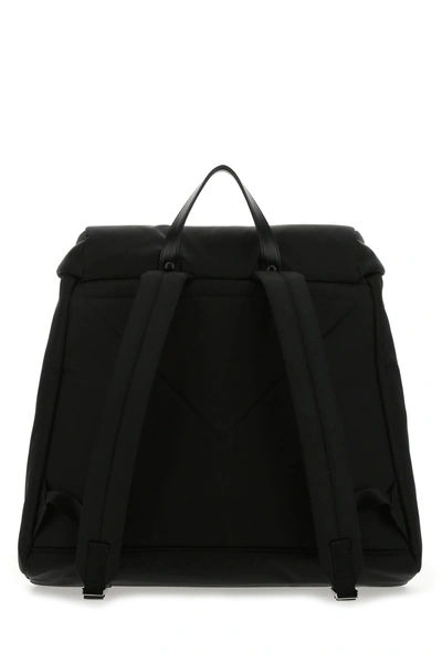 Shop Prada Black Re-nylon Backpack  Nd  Uomo Tu