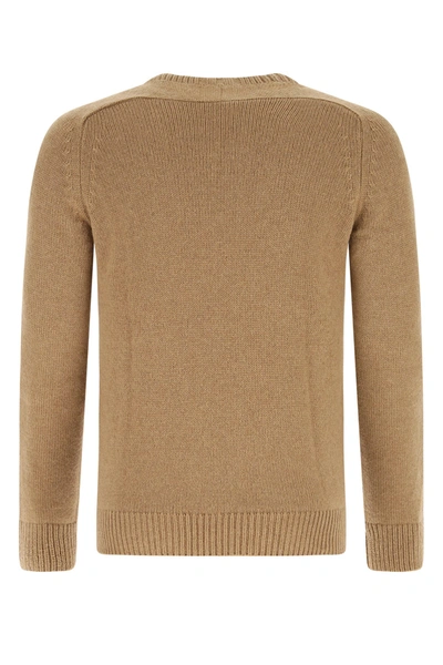 Saint Laurent Saint L Au Rent Men's Beige Other Materials Sweater | ModeSens