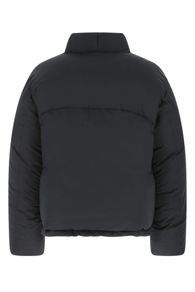 Shop Ambush Slate Cotton Down Jacket Black  Uomo S