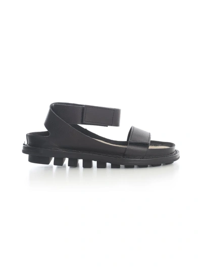 Shop Trippen Ankle Strapped Ridged In Black