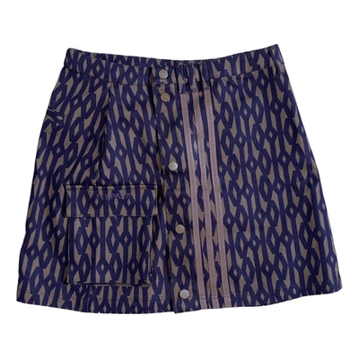 Pre-owned Ivy Park Mini Skirt In Brown