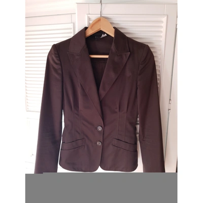 Pre-owned Gucci Blazer In Brown