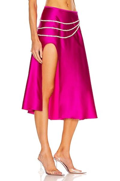 Shop Nu Laetitia Skirt In Fuchsia Pink