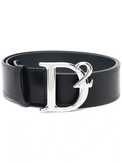 Shop Dsquared2 D-buckle Belt In Black