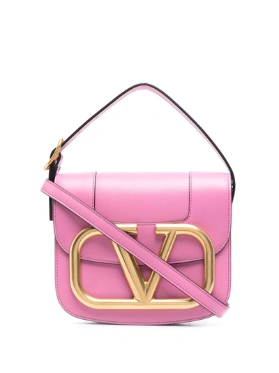 Shop Valentino Supervee Satchel Bag In Pink