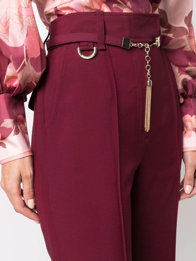 Shop Zimmermann Trousers Bordeaux